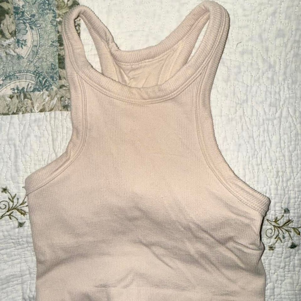 NWOT Buff Bunny Ribbed‎ Seamless Tank Stardust XS